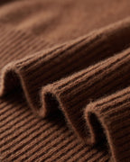 Cashmere & Wool Polo Long Sleeve Zipper