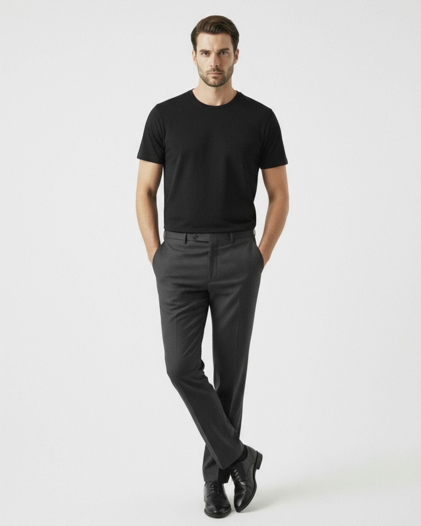 Ice Silk T-Shirt Short Sleeve Smooth