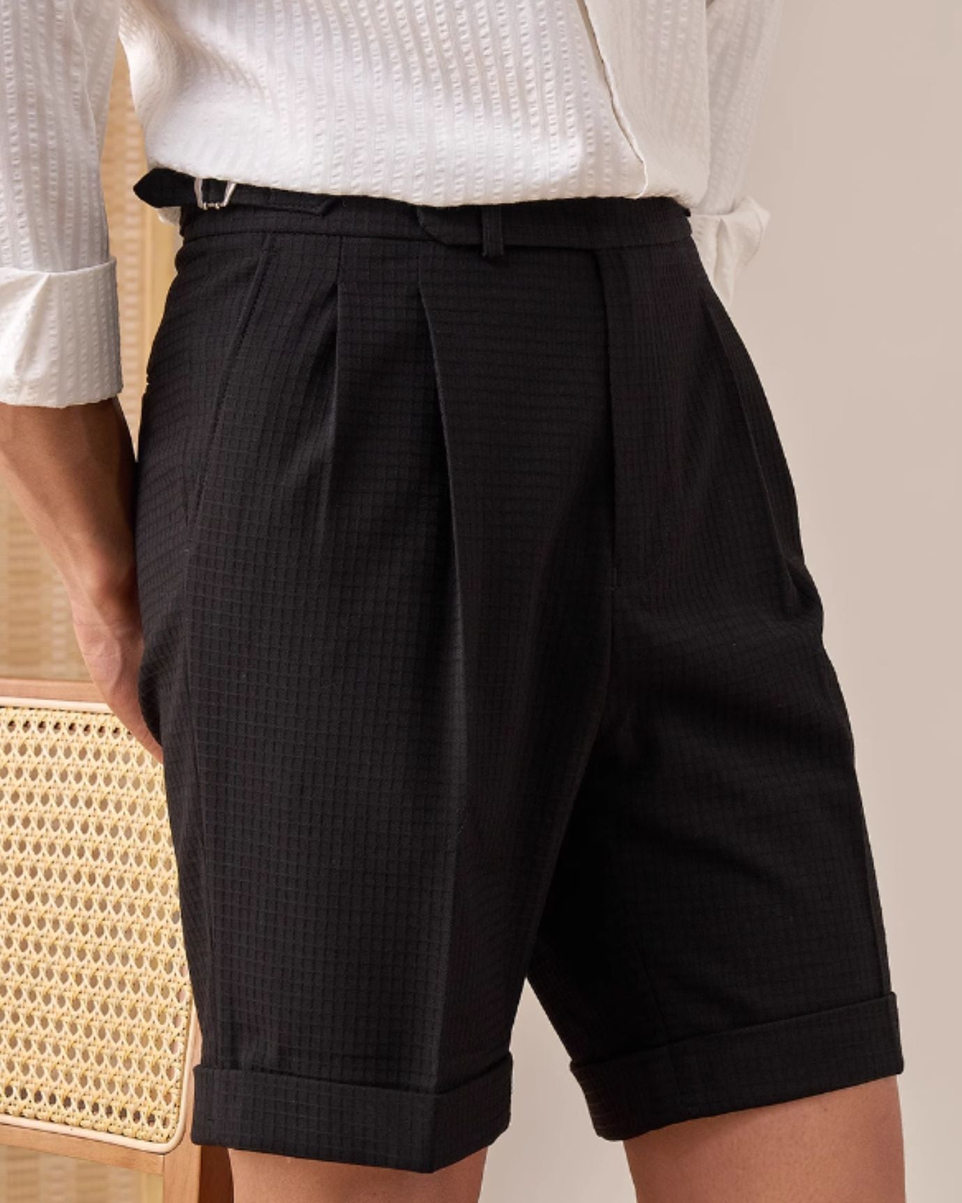 Bermuda Shorts Double Pleat