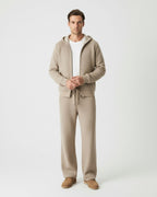 Cashmere & wool set hooded Cardigan & Pants