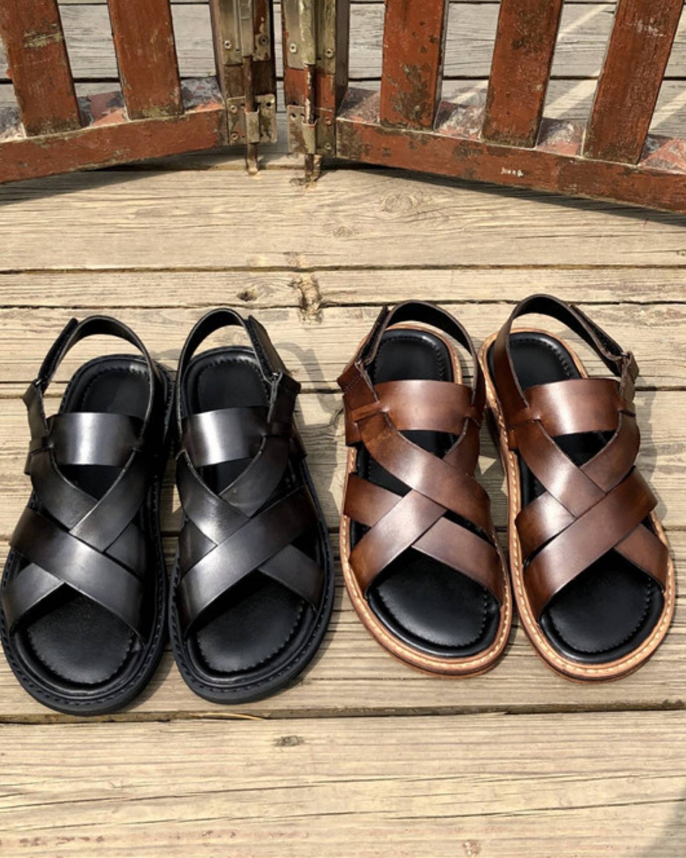 Portofino Leather Sandals