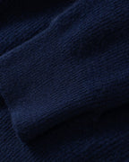 Fine Cashmere Thick Jacket Cardigan with Perforated Knit