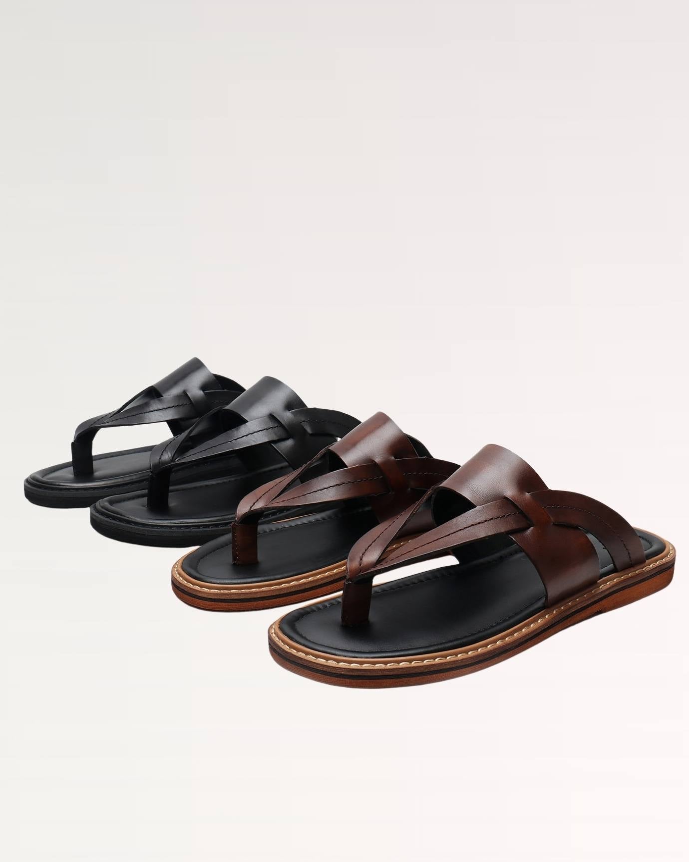 Marbella Leather Flip Flops