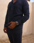 Old Money Dolce Vita Trousers - Navy Blue
