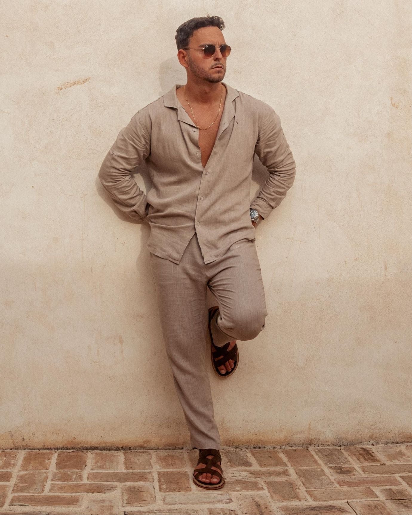 Old Money Dolce Vita Shirt - Khaki