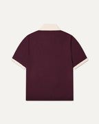 Old Money Polo Shirt Bordeaux