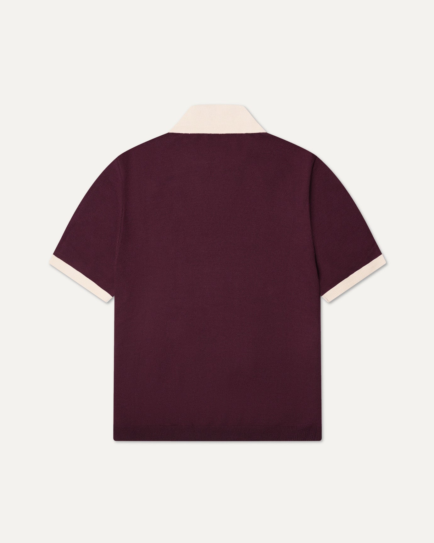 Old Money Polo Shirt Bordeaux