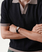 Fine Cotton Italian Jacquard Polo