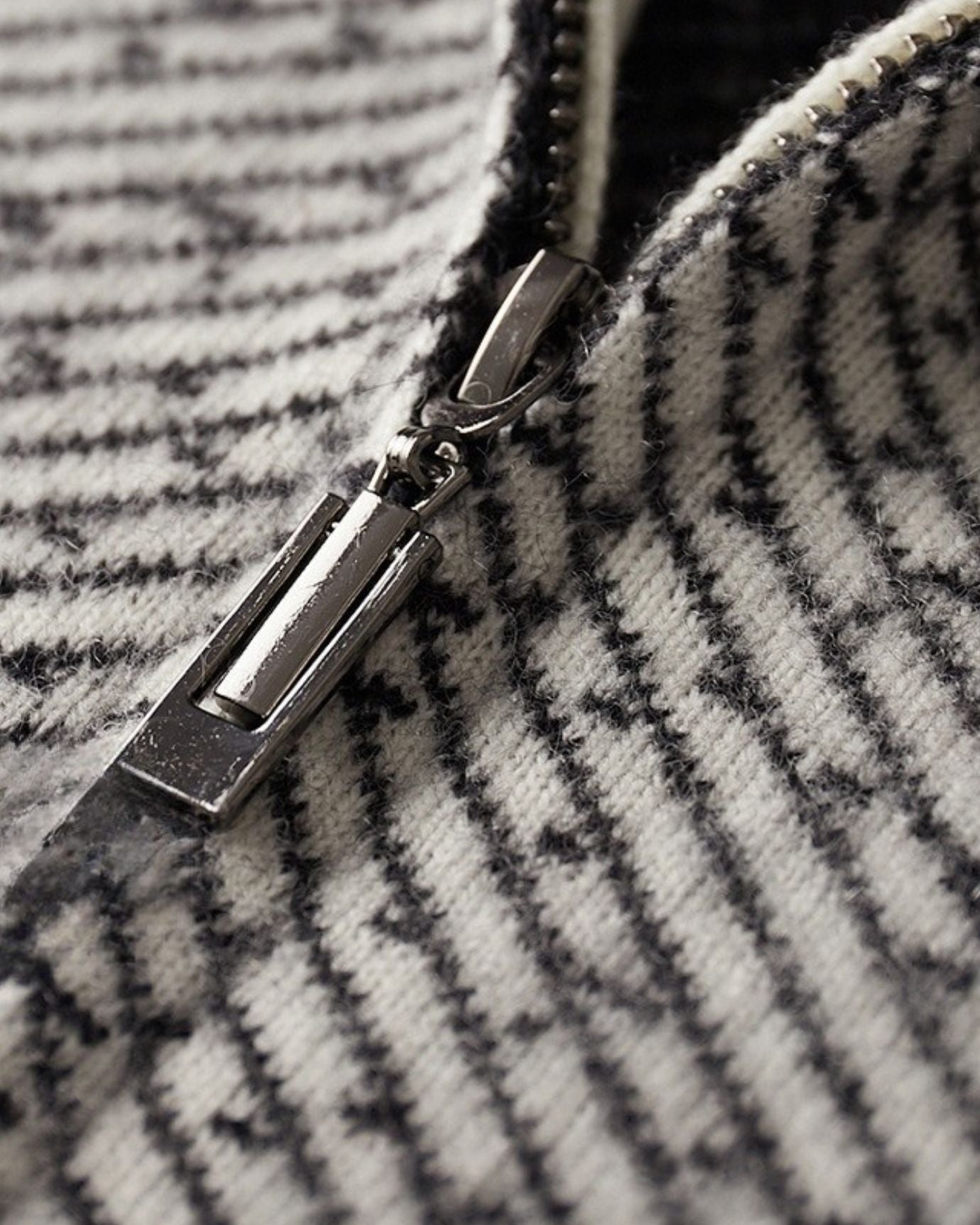 Cashmere & wool set hooded Cardigan & Pants