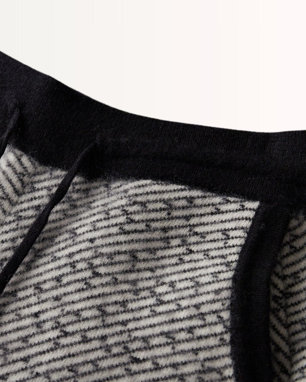 Cashmere & wool set hooded Cardigan & Pants