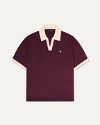 Old Money Polo Shirt Bordeaux