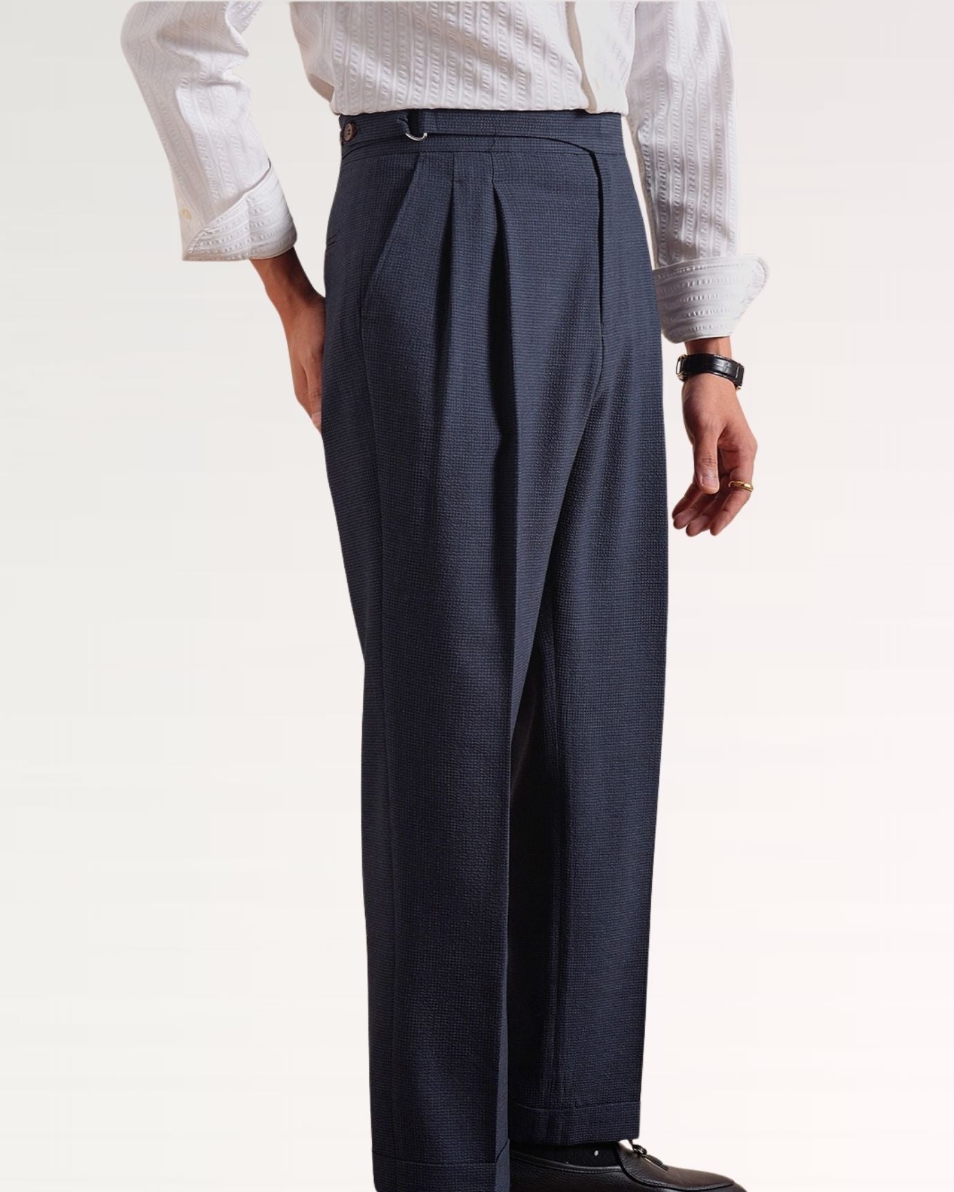 Italian Business Casual Trousers Breathable