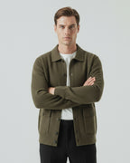 Retro Cardigan Jacket Cashmere & Wool Blend