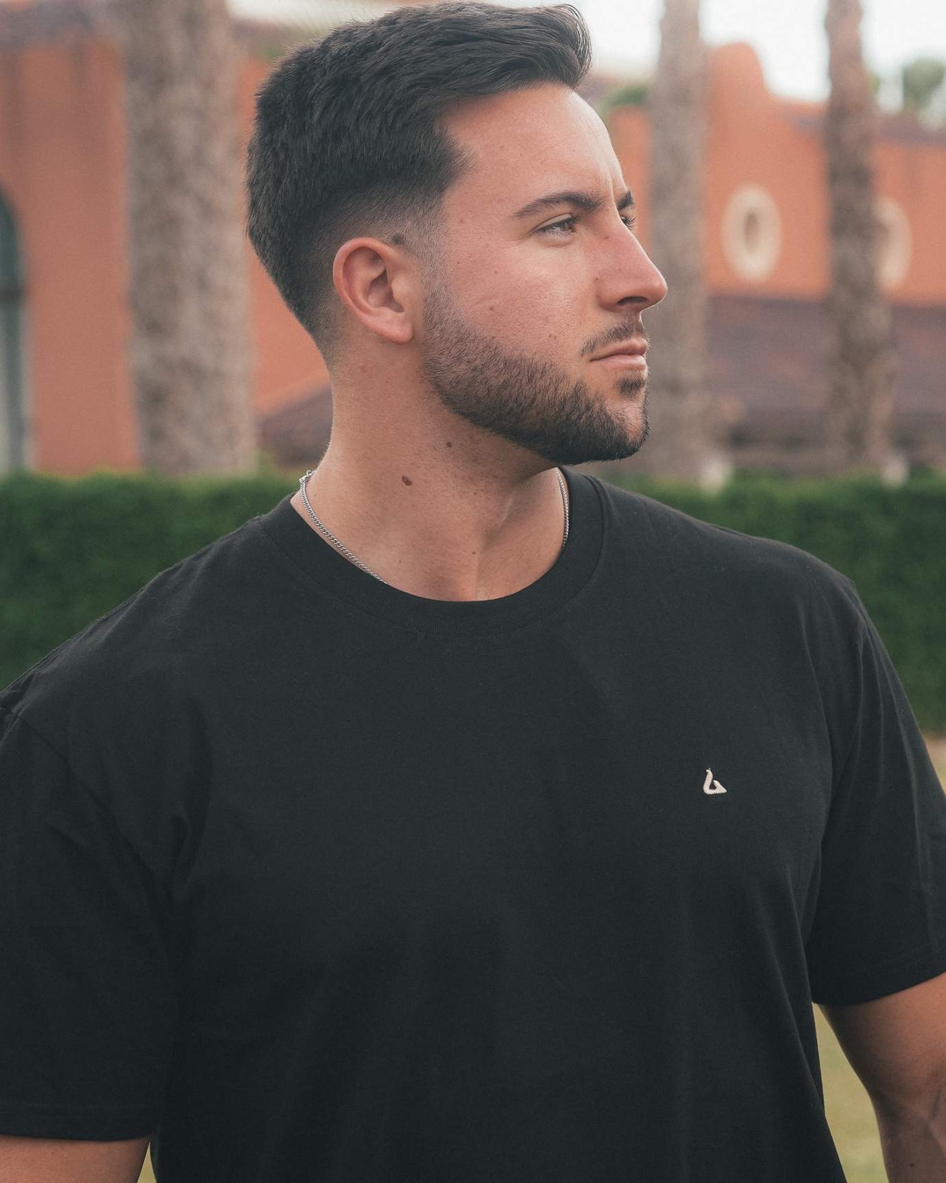 Old Money Cotton T-shirt Black