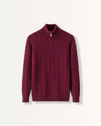 Portofino Sweater 100% Cashmere Zipper