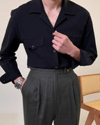 Cotton Old Money Shirt Cordoroy