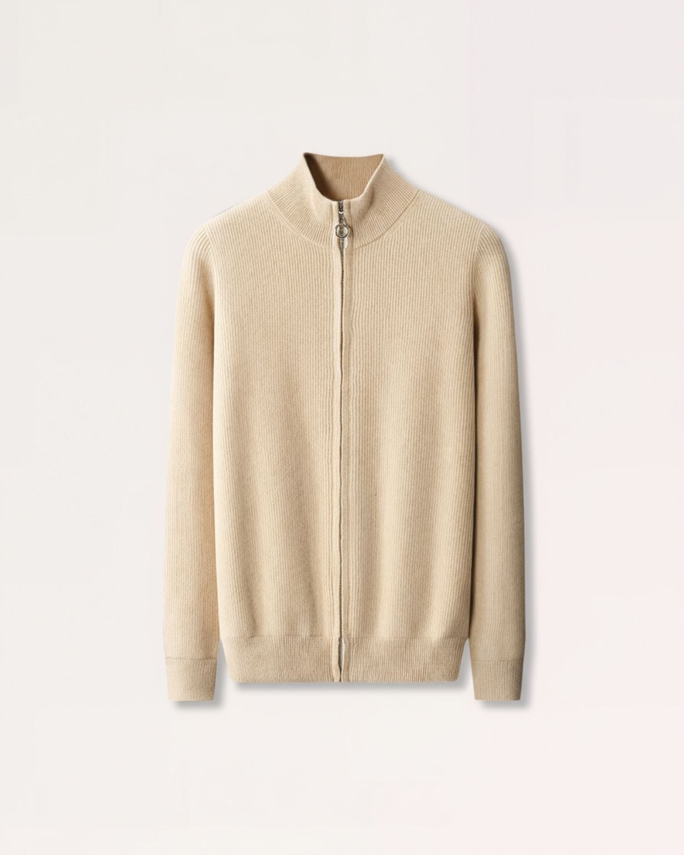 Business Wool Cardigan Zipper