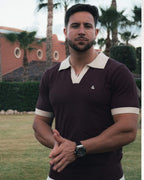 Old Money Polo Shirt Bordeaux