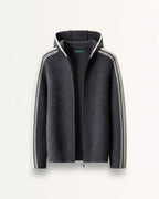 Wool & Cashmere blend hooded zipper