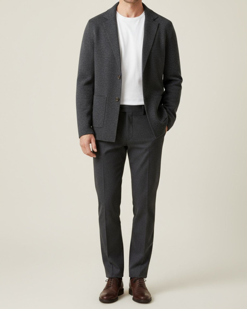 Classy Wool & Cashmere Knitted Cardigan