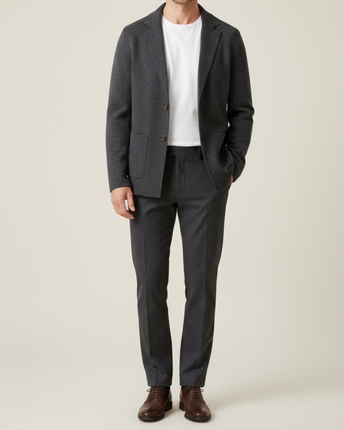 Classy Wool & Cashmere Knitted Cardigan