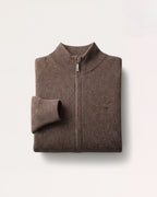 Business Wool Cardigan Zipper