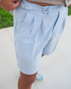 Italian Shorts Blue Stripes