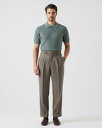 Cashmere Polo Short Sleeve Business Casual