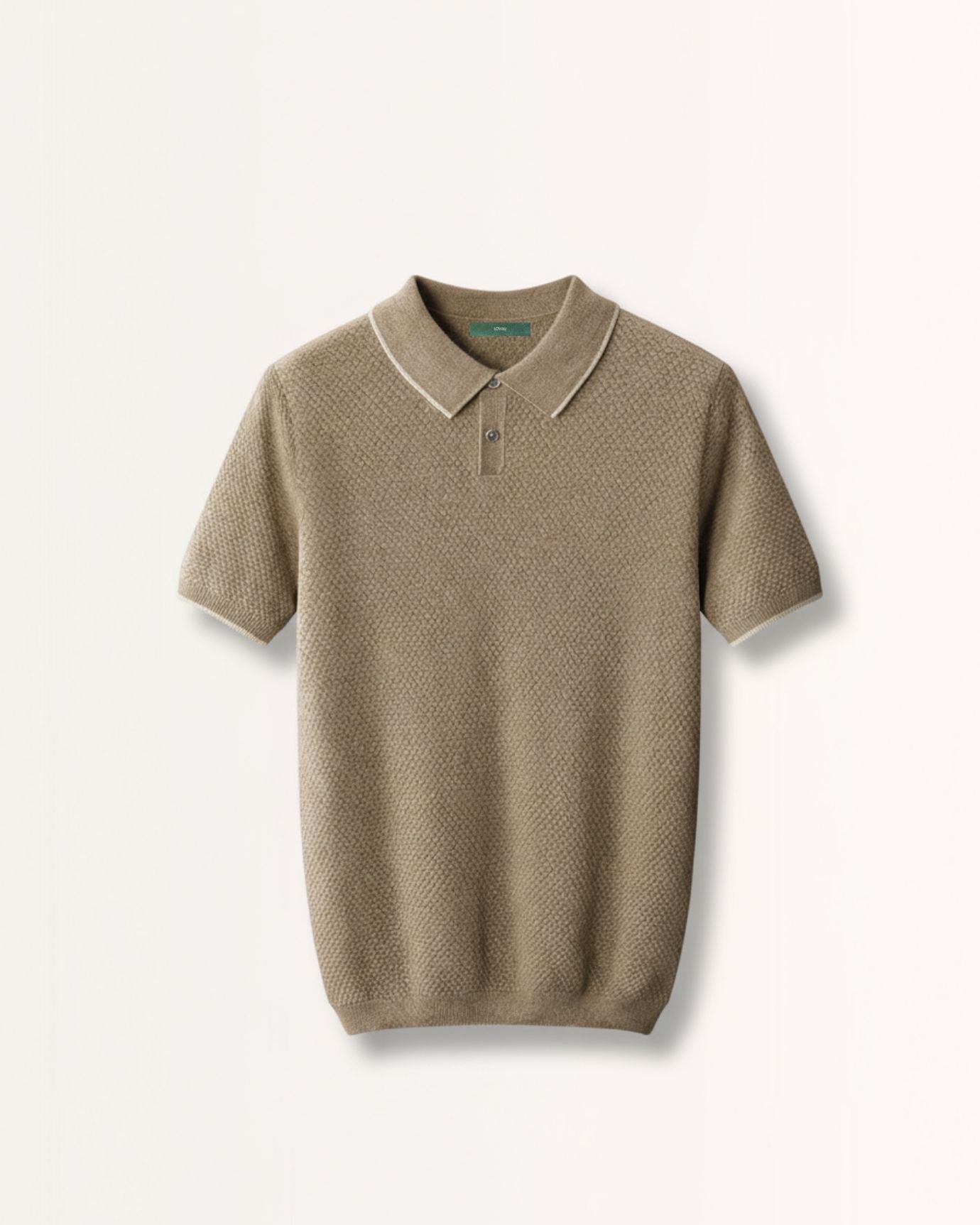Cashmere Polo Short Sleeve Business Casual