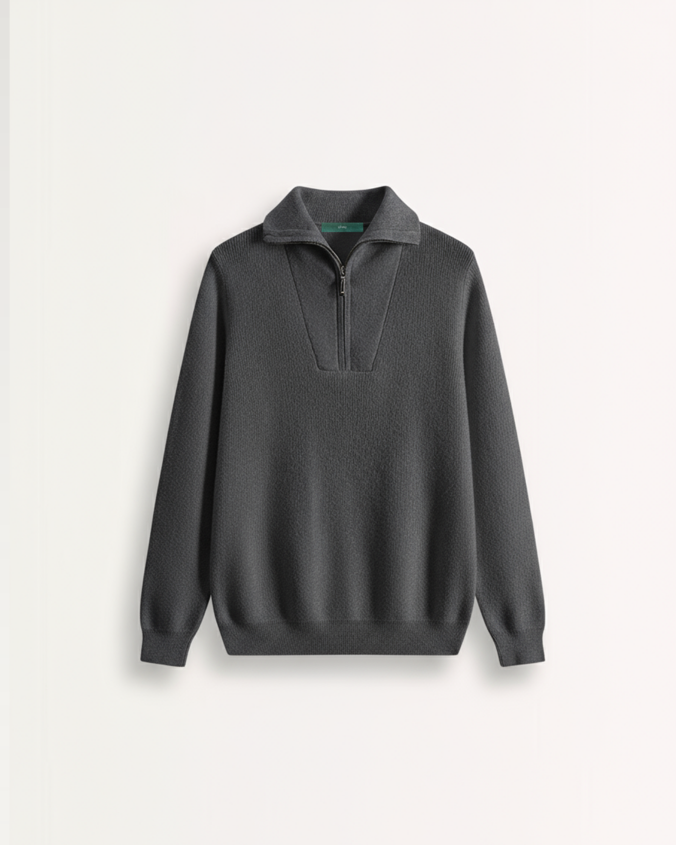 Cashmere Sweater Zipper Thickened