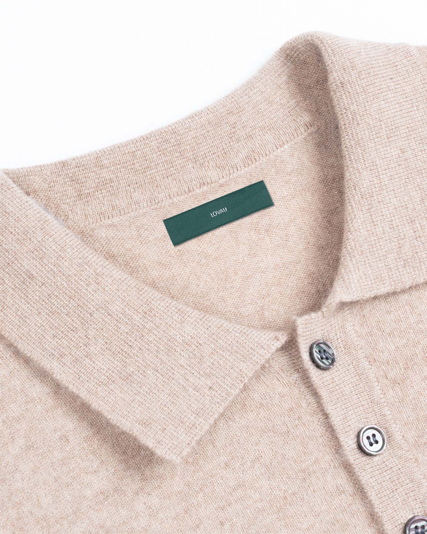 Fine Cashmere Polo Long Sleeve