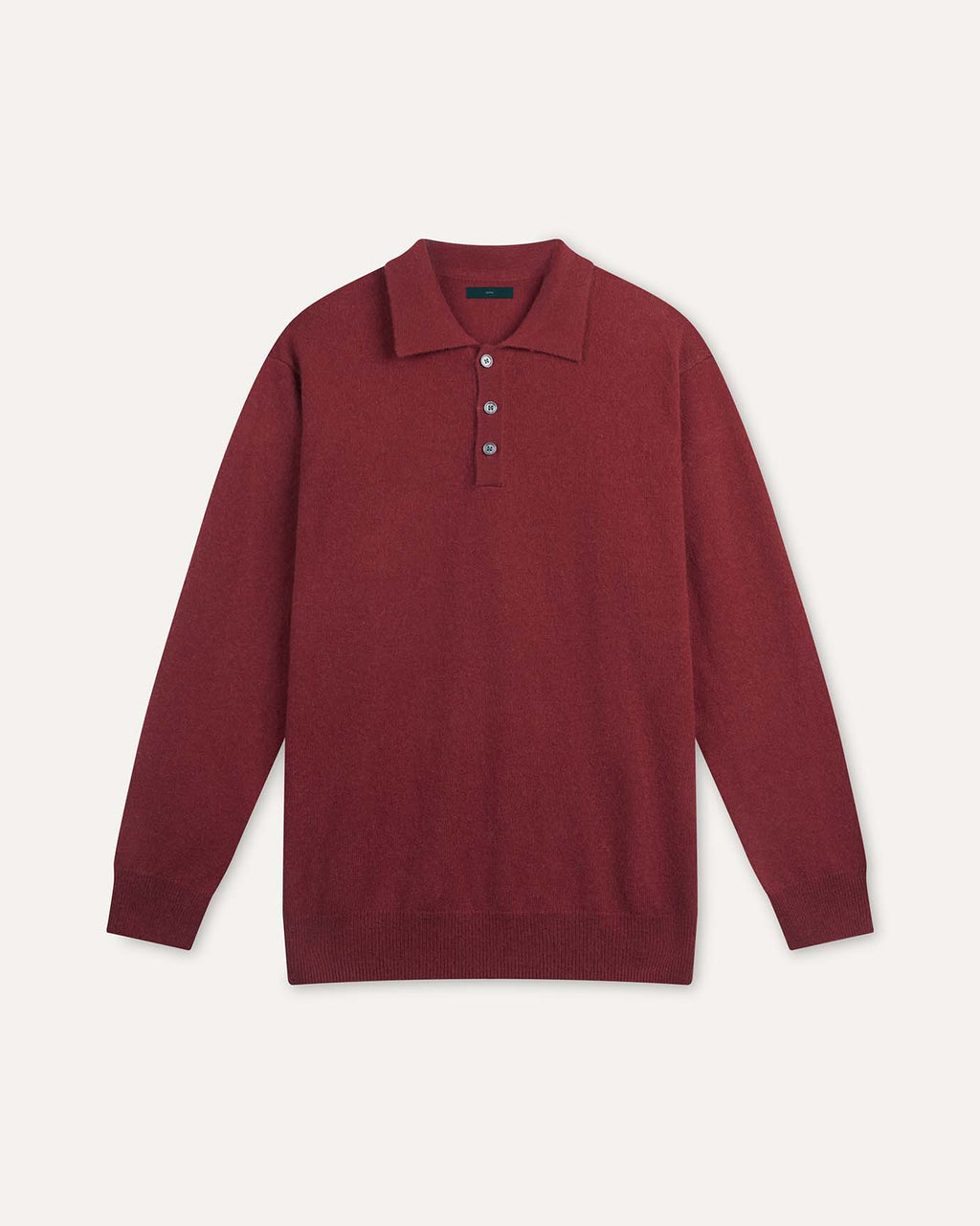Fine Cashmere Polo Long Sleeve