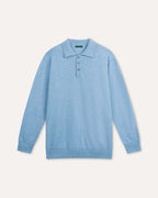 Fine Cashmere Polo Long Sleeve