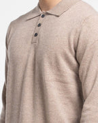 Fine Cashmere Polo Long Sleeve