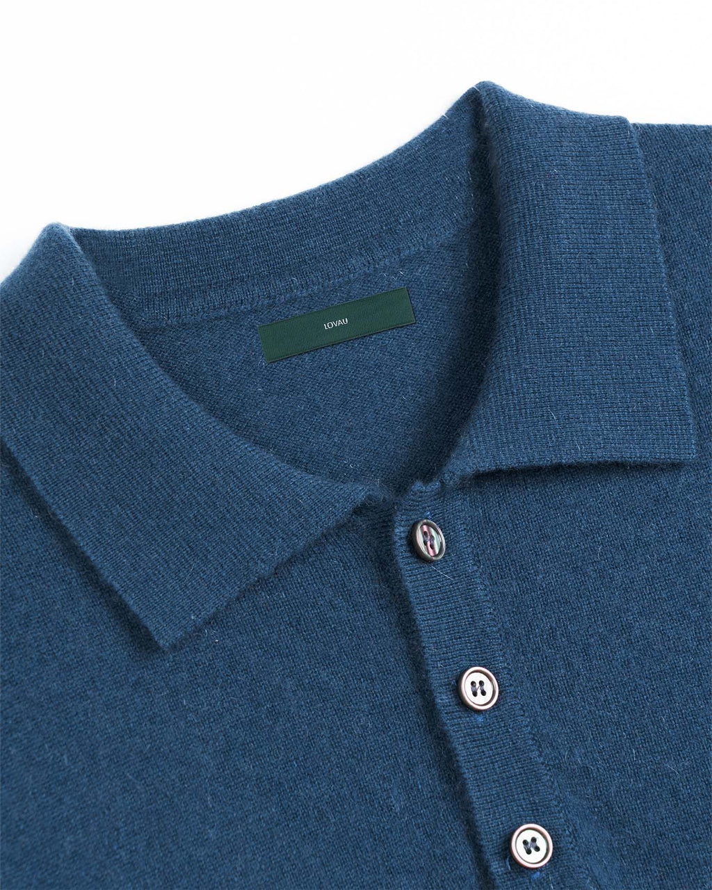 Fine Cashmere Polo Long Sleeve