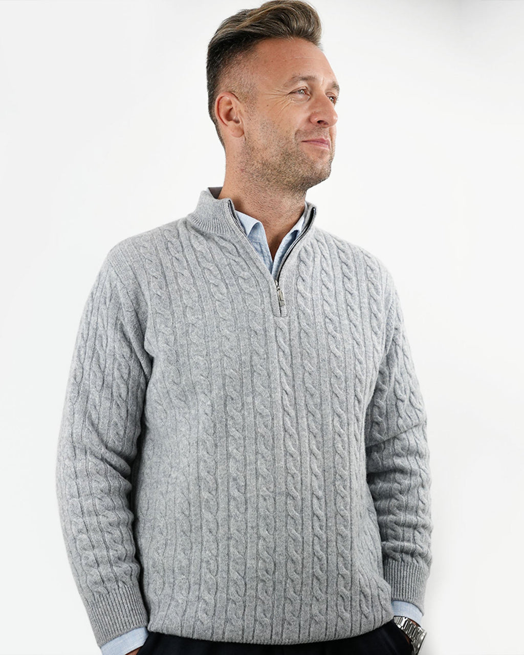 Old Money Sweater Zip