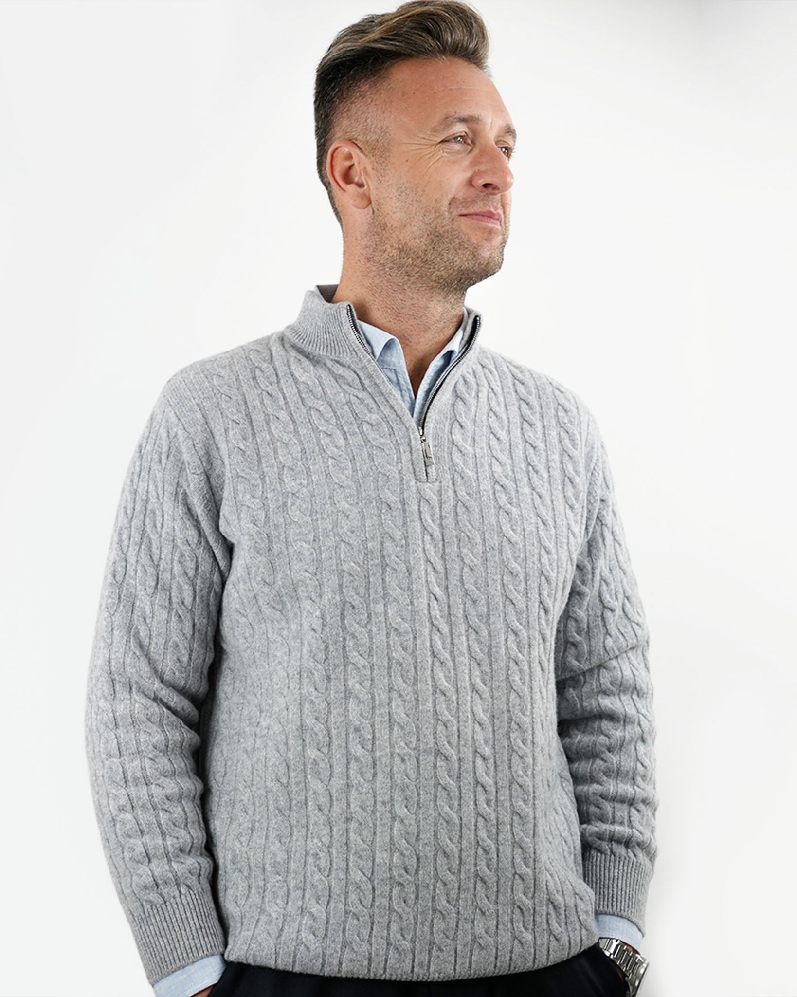 Old Money Sweater Zip