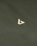 Old Money Cotton T-shirt Dark Green