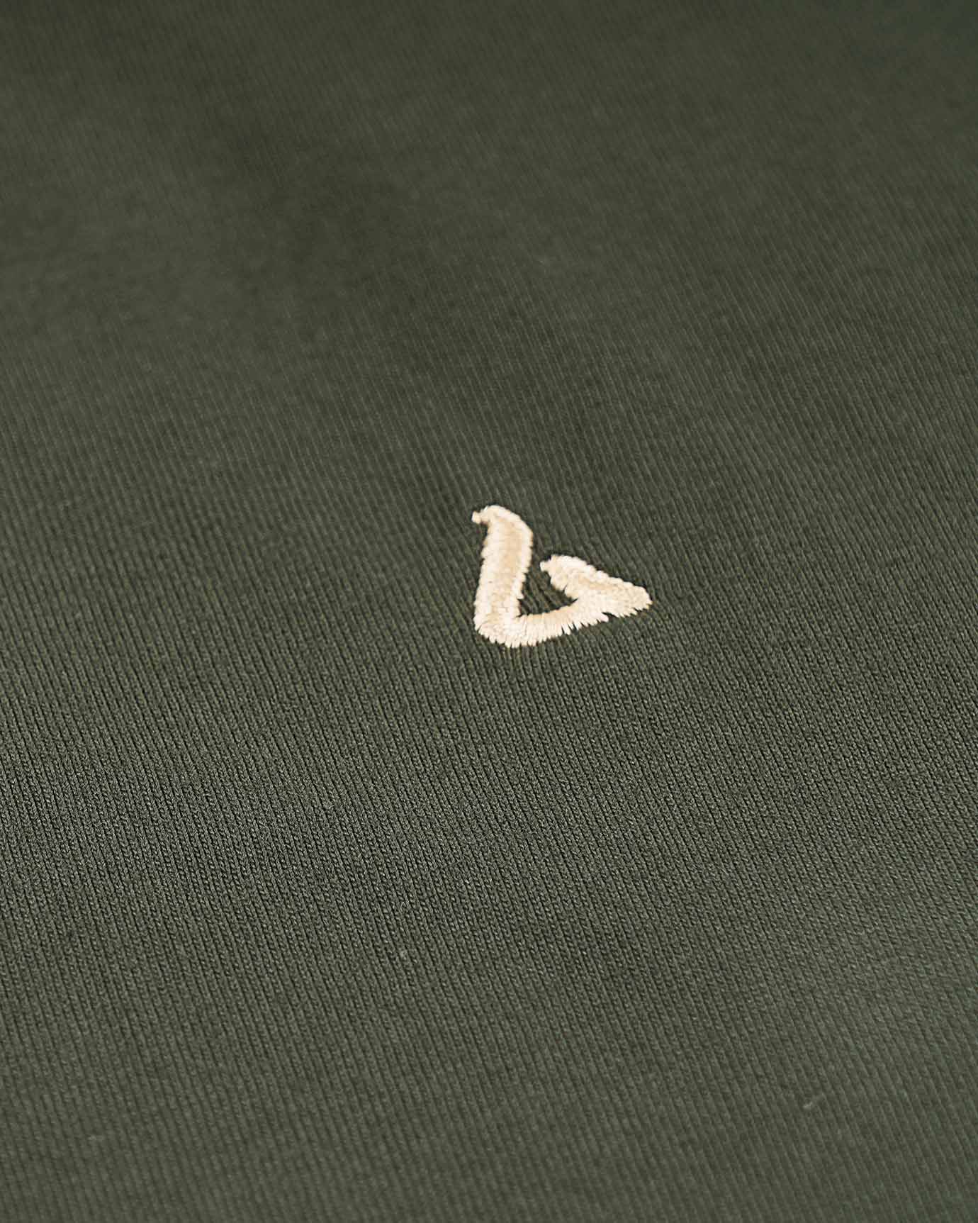 Old Money Cotton T-shirt Dark Green