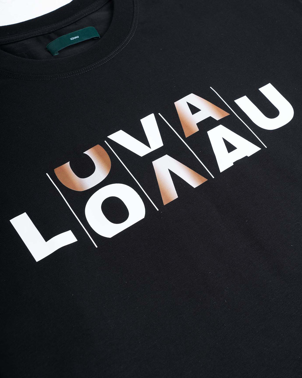 Slot Abstract T-shirt Black