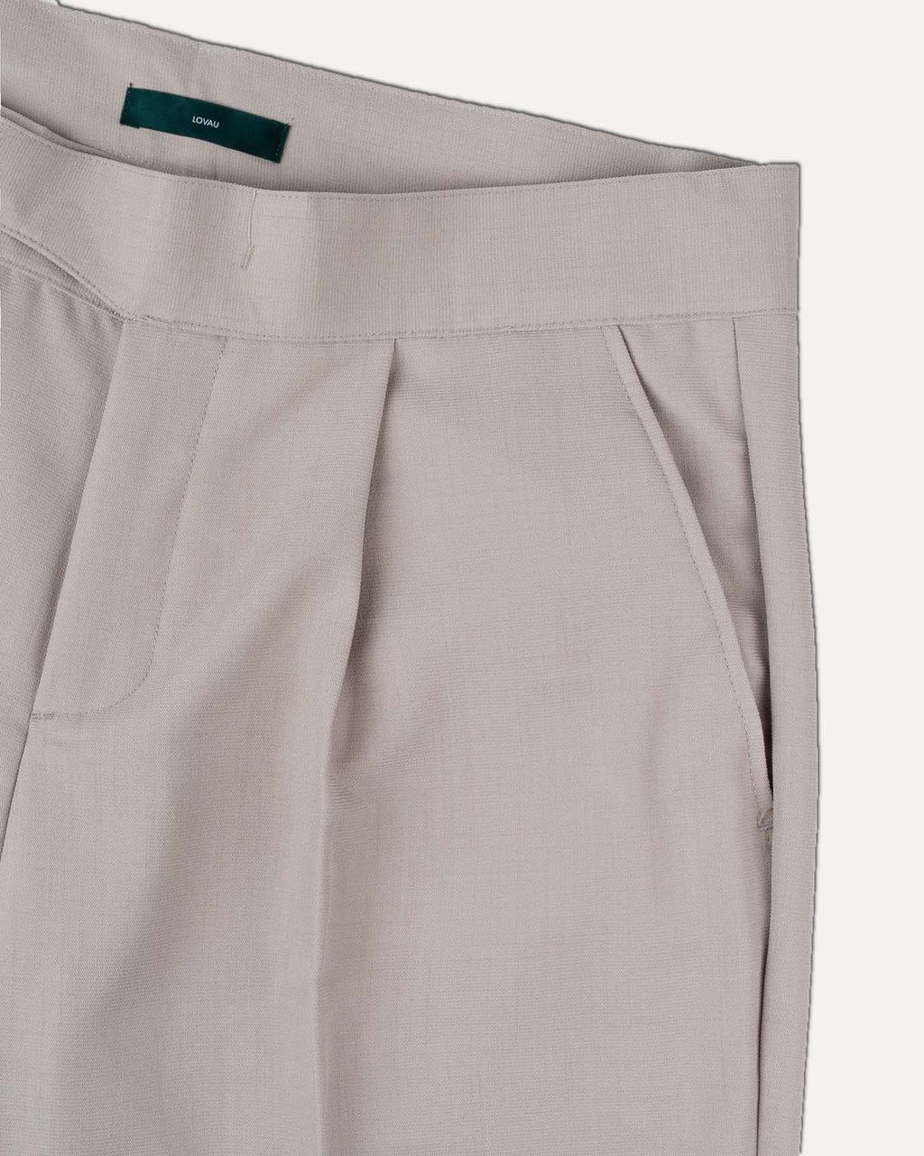 Florence Summer Shorts Gray Beige