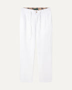 Ibiza Vice Linen Trousers Limited Edition White