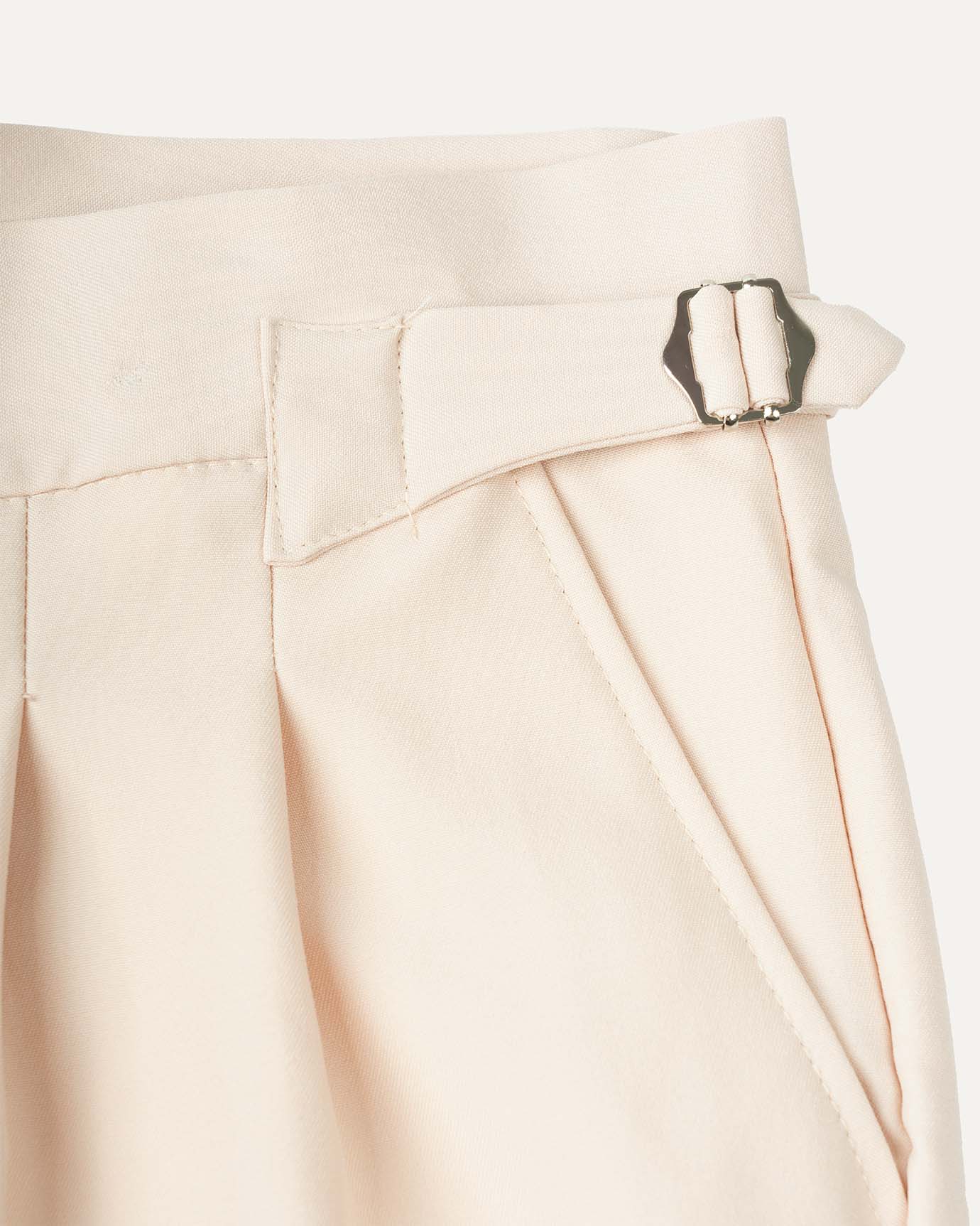 Fine Cotton Trousers Apricot