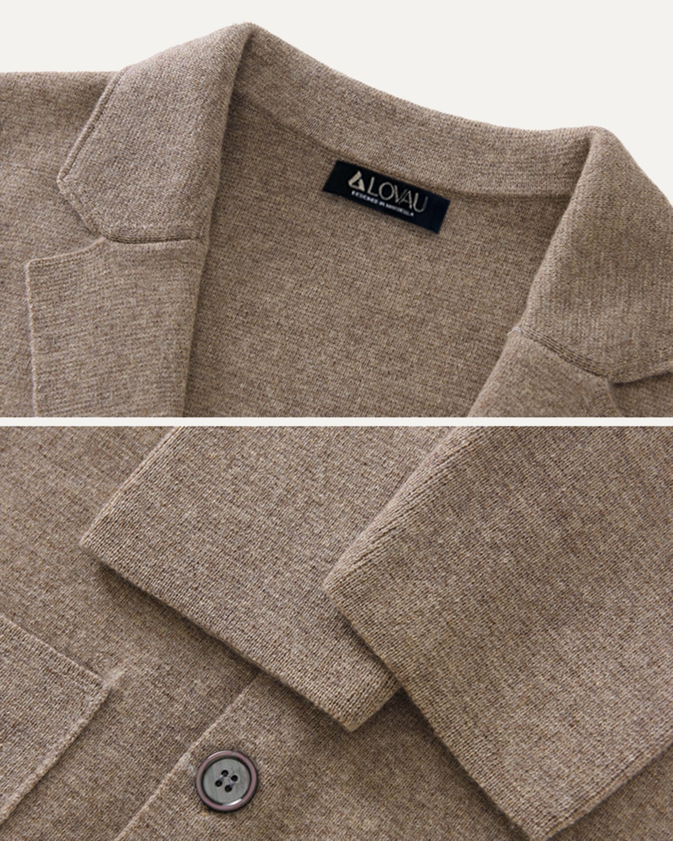 Classy Wool & Cashmere Knitted Cardigan