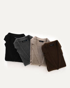 Classy Wool & Cashmere Knitted Cardigan