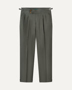 Rome Italian Linen Trousers Green