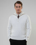 Old Money Retro Sweater Zip
