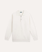 Cashmere Wool Polo Long Sleeve